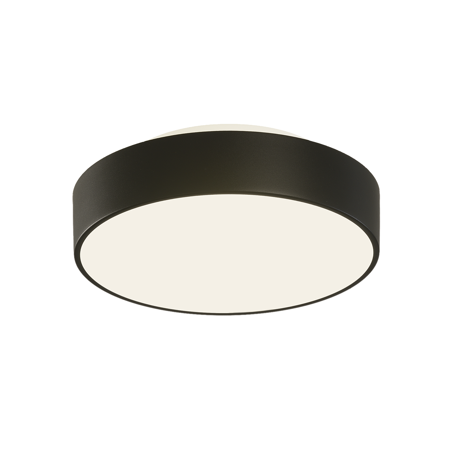 ACB Iluminacion Stropní LED svítidlo DINS, ⌀ 16 cm, 10W, CRI90, IP44, CCT switch 2700-3000K Barva: Černá, Stmívání: ON/OFF
