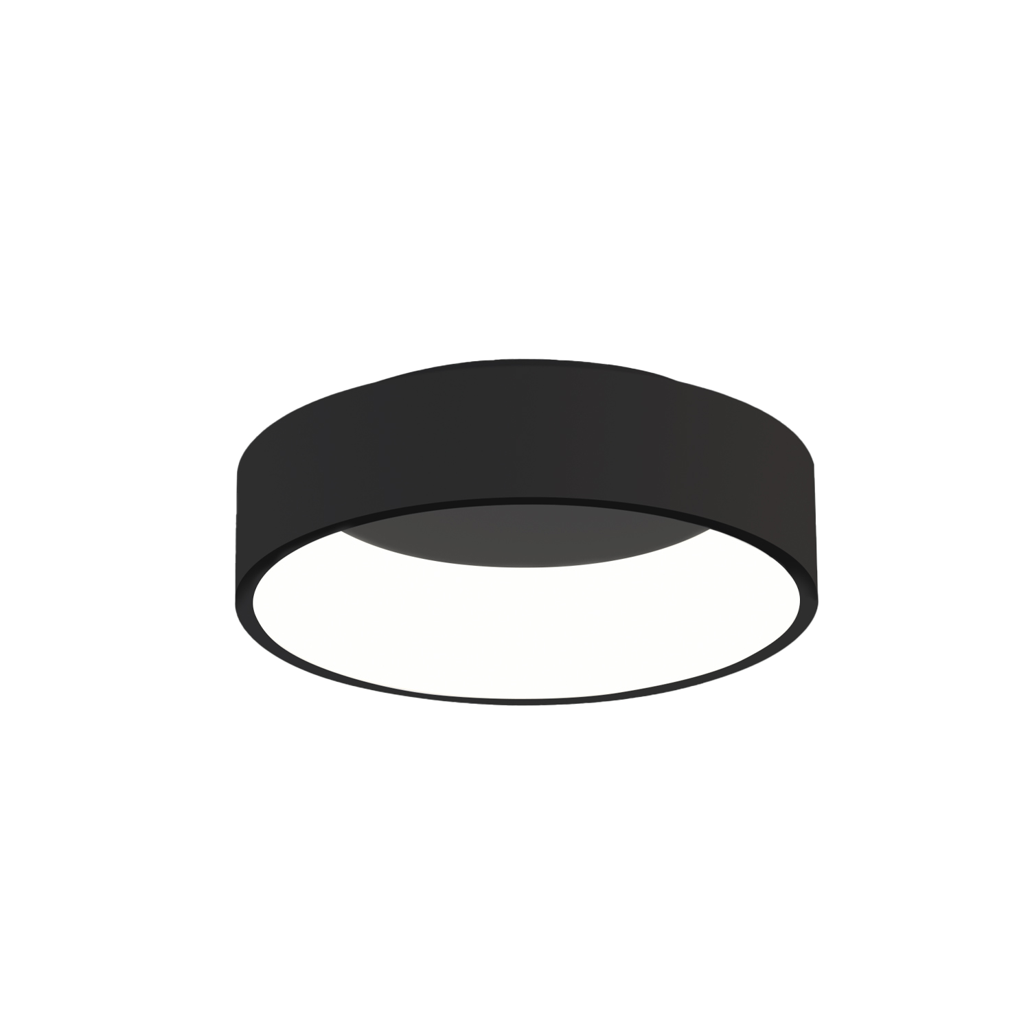 ACB Iluminacion Stropní LED svítidlo DILGA, ⌀ 45 cm, 27W, CRI90, CCT switch 2700-3000K Barva: Černá, Stmívání: Casambi