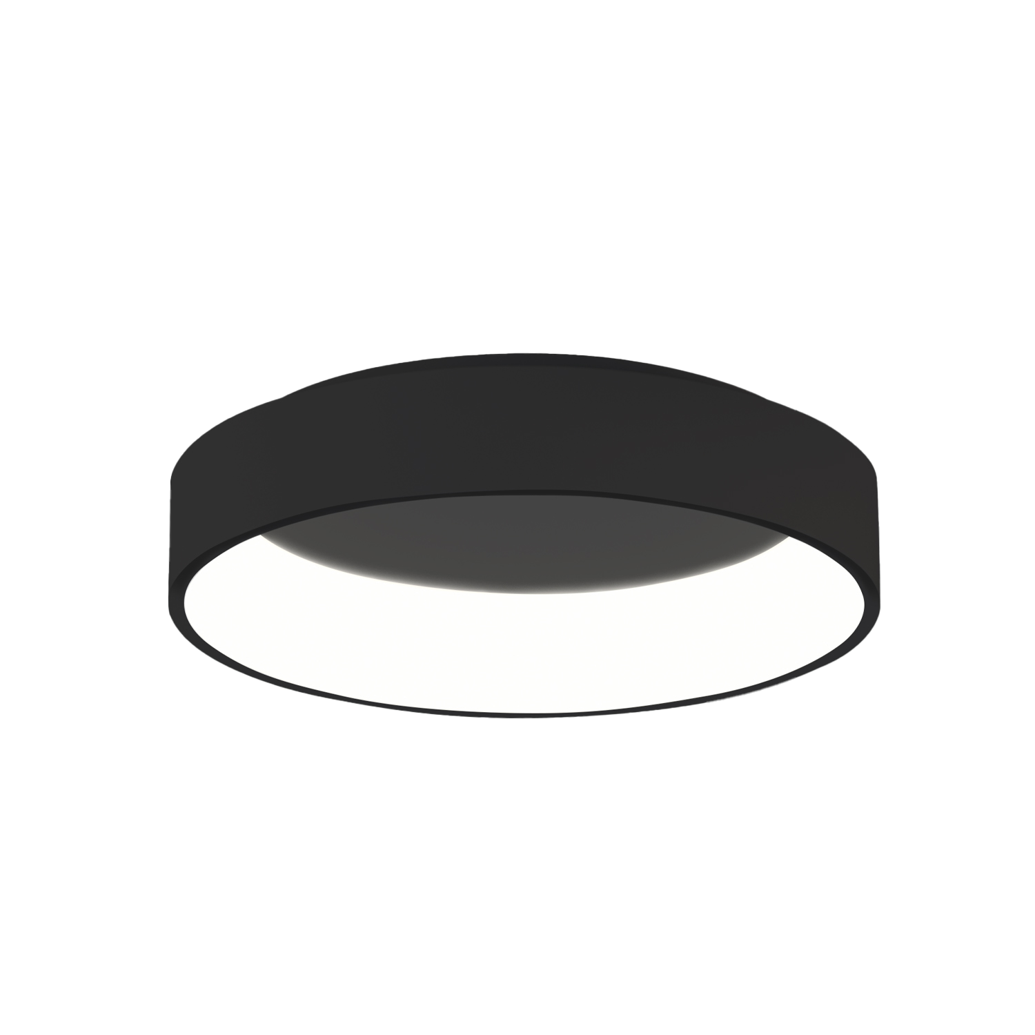 ACB Iluminacion Stropní LED svítidlo DILGA, ⌀ 60 cm, 48W, CRI90, CCT switch 2700-3000K Barva: Černá, Stmívání: ON/OFF