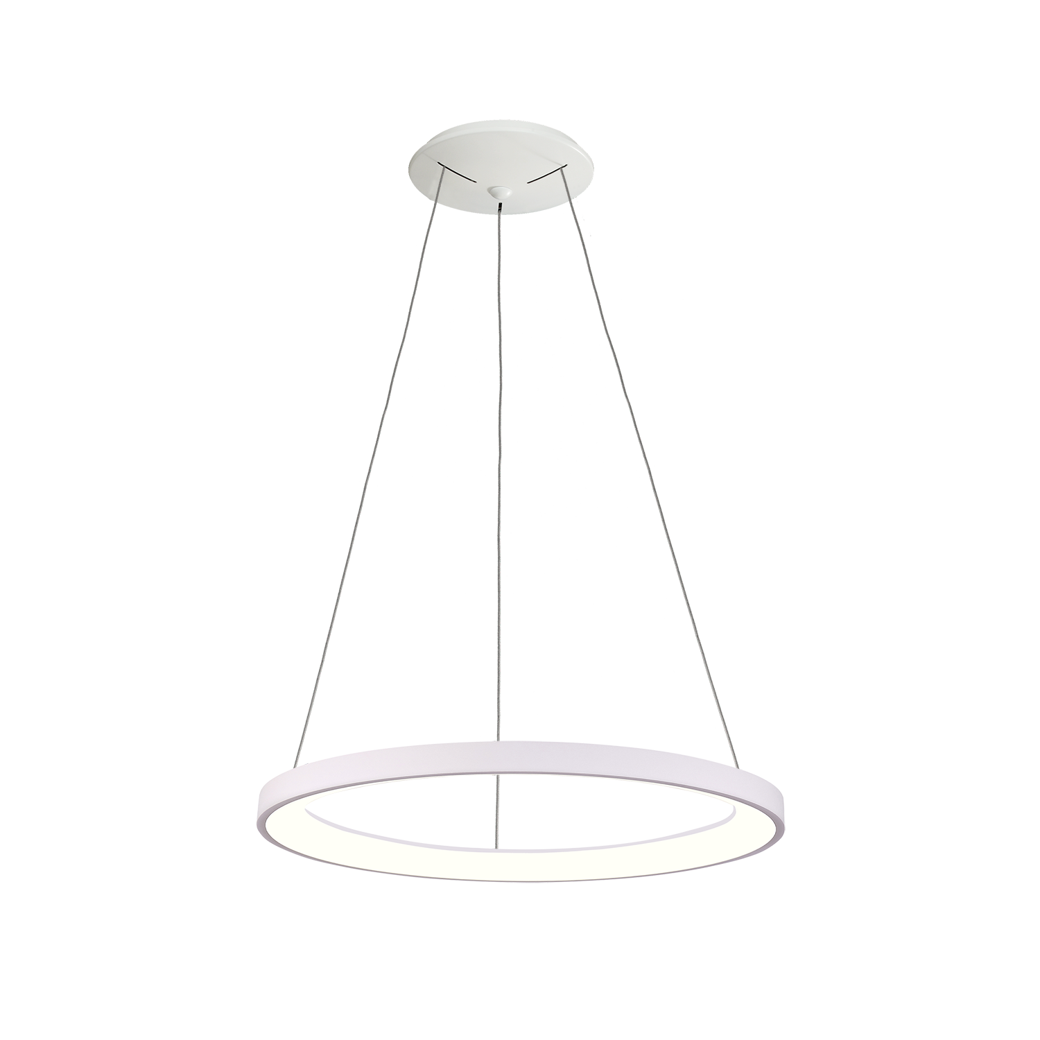 ACB Iluminacion Závěsné LED svítidlo GRACE, ⌀ 58 cm, 50W, CRI90 Barva: Bílá, Teplota světla: 4000K - denní bílá, Stmívání: ON/OFF