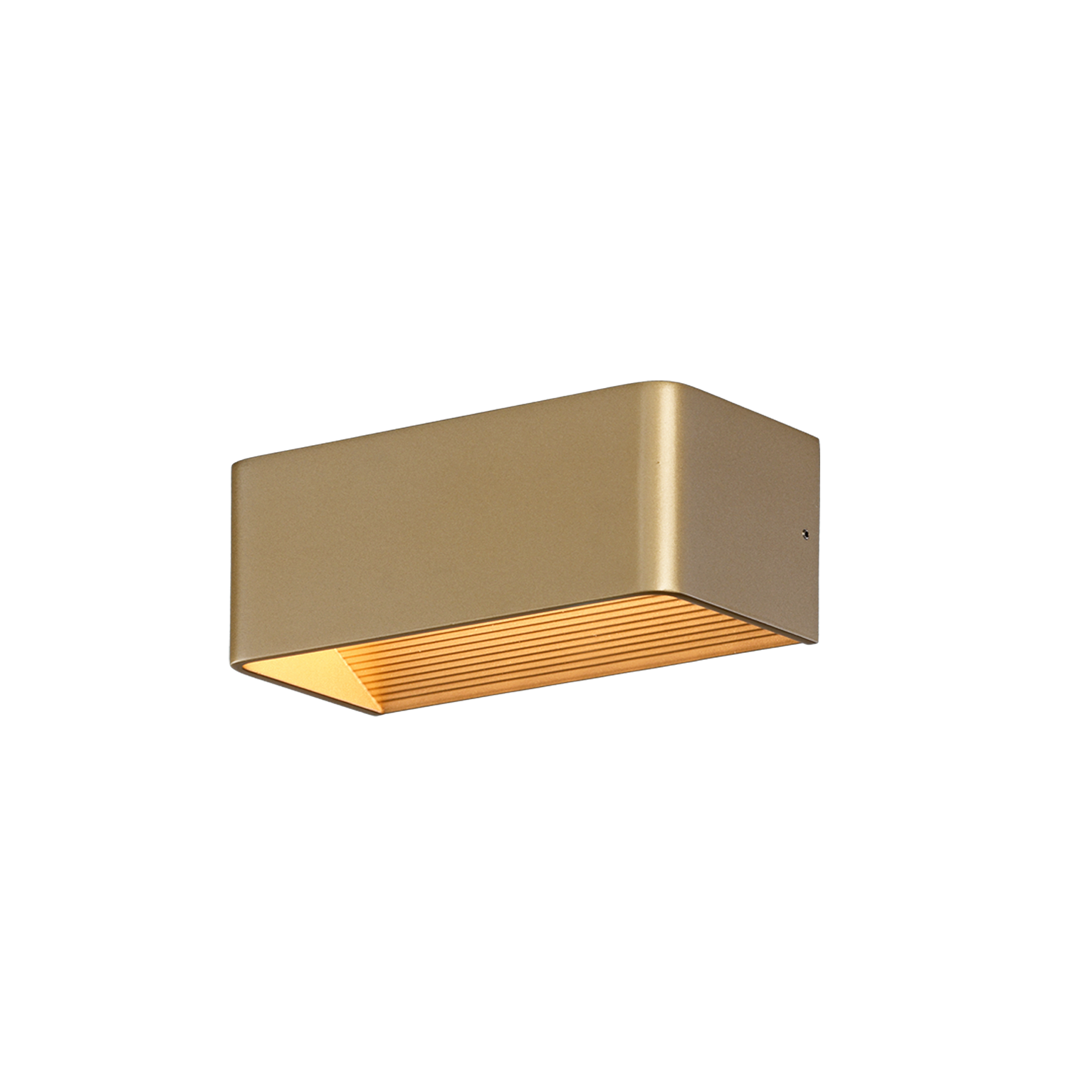 ACB Iluminacion Nástěnné LED svítidlo ICON, š. 20 cm, 10,5W, CRI90, CCT switch 2700-3000K Barva: Zlatá, Stmívání: ON/OFF
