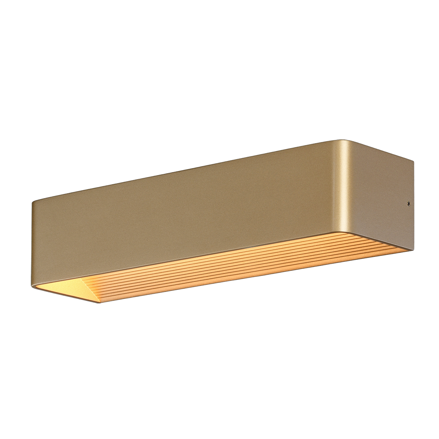 ACB Iluminacion Nástěnné LED svítidlo ICON, š. 37 cm, 21W, CRI90, CCT switch 2700-3000K Barva: Zlatá, Stmívání: ON/OFF