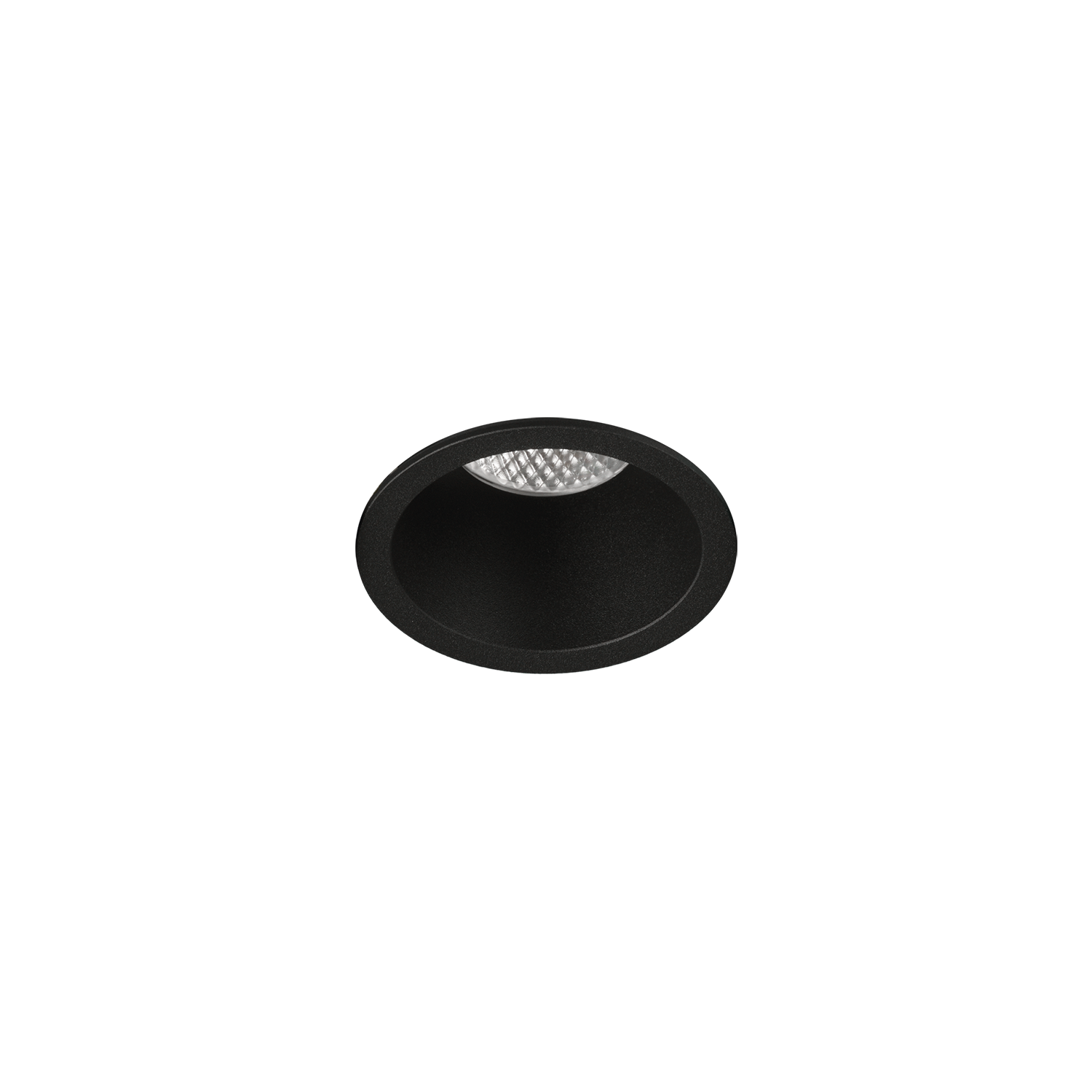 ACB Iluminacion Zapuštěné LED svítidlo KIDAL, ⌀ 6 cm, 5W, CRI90 Barva: Černá, Teplota světla: 3000K - teplá bílá, Stmívání: ON/OFF