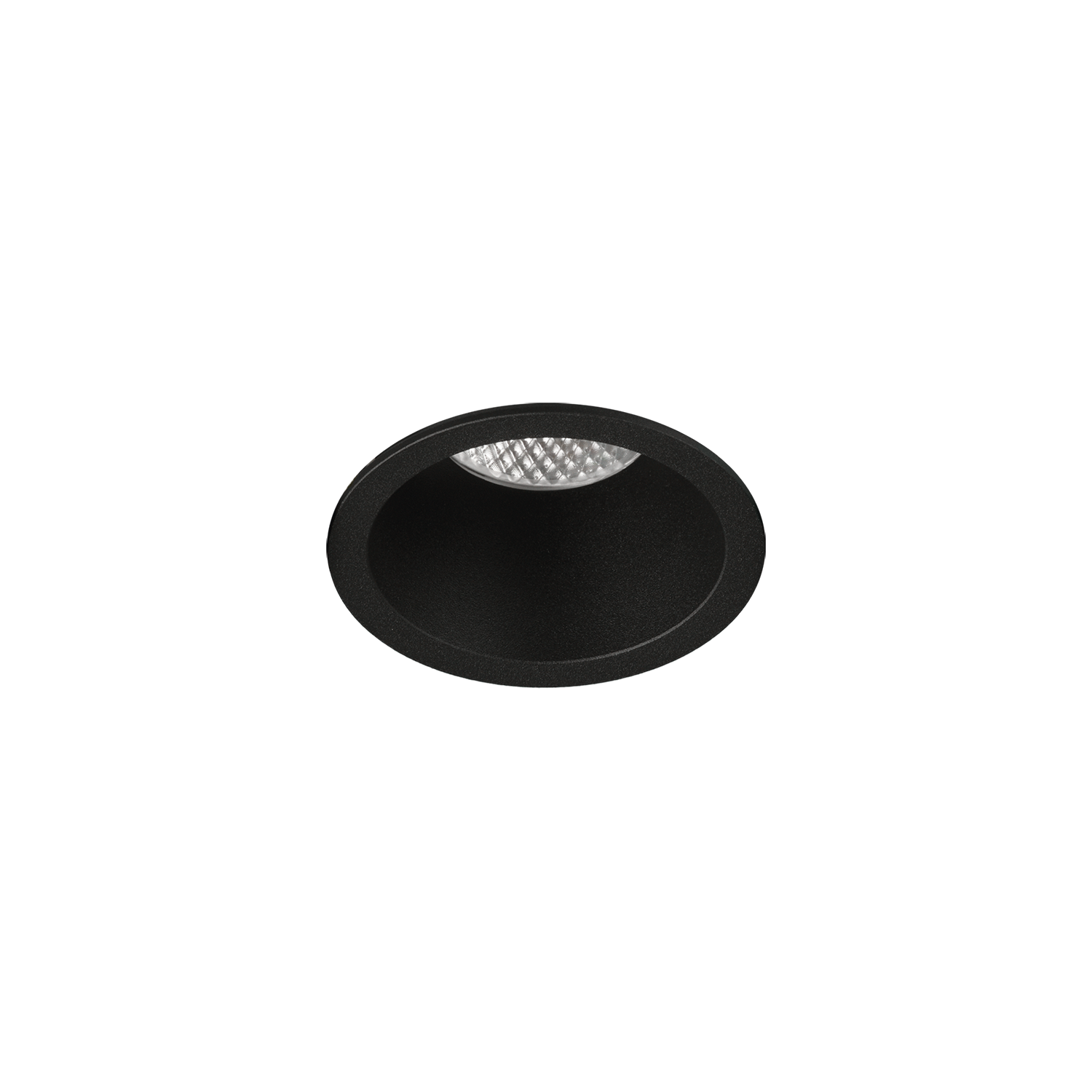 ACB Iluminacion Zapuštěné LED svítidlo KIDAL, ⌀ 8 cm, 7W, CRI90 Barva: Černá, Teplota světla: 3000K - teplá bílá, Stmívání: ON/OFF