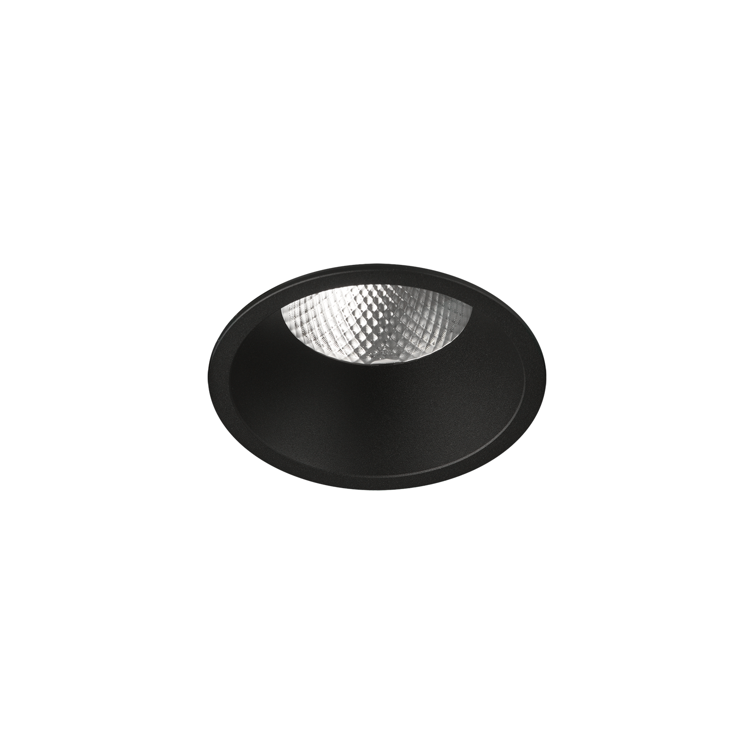 ACB Iluminacion Zapuštěné LED svítidlo KIDAL, ⌀ 10 cm, 13W, CRI90 Barva: Černá, Teplota světla: 2700K - extra teplá bílá, Stmívání: ON/OFF