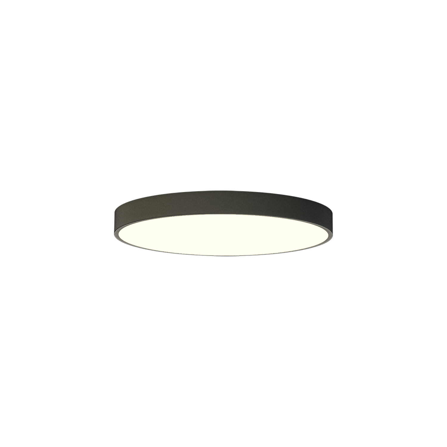 ACB Iluminacion Stropní LED svítidlo LONDON, ⌀ 60 cm, 42W, CRI90 Barva: Černá, Teplota světla: 3000K - teplá bílá, Stmívání: ON/OFF
