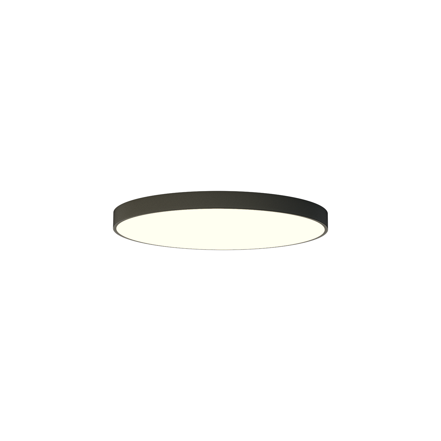 ACB Iluminacion Stropní LED svítidlo LONDON, ⌀ 80 cm, 72W, CRI90 Barva: Černá, Teplota světla: 3000K - teplá bílá, Stmívání: ON/OFF