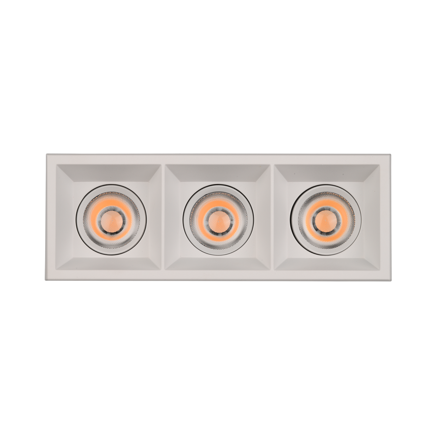 ACB Iluminacion Zapuštěné LED bodové svítidlo MOVE, š. 23 cm, 3x12W, CRI90 Barva: Bílá, Teplota světla: 2700K - extra teplá bílá, Stmívání: ON/OFF