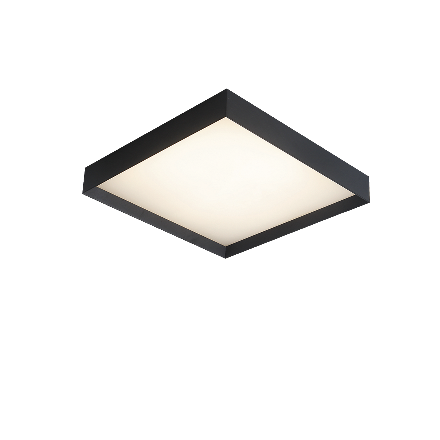 ACB Iluminacion Stropní LED svítidlo MUNICH, š. 40 cm, 26W, CRI90 Barva: Černá, Stmívání: ON/OFF