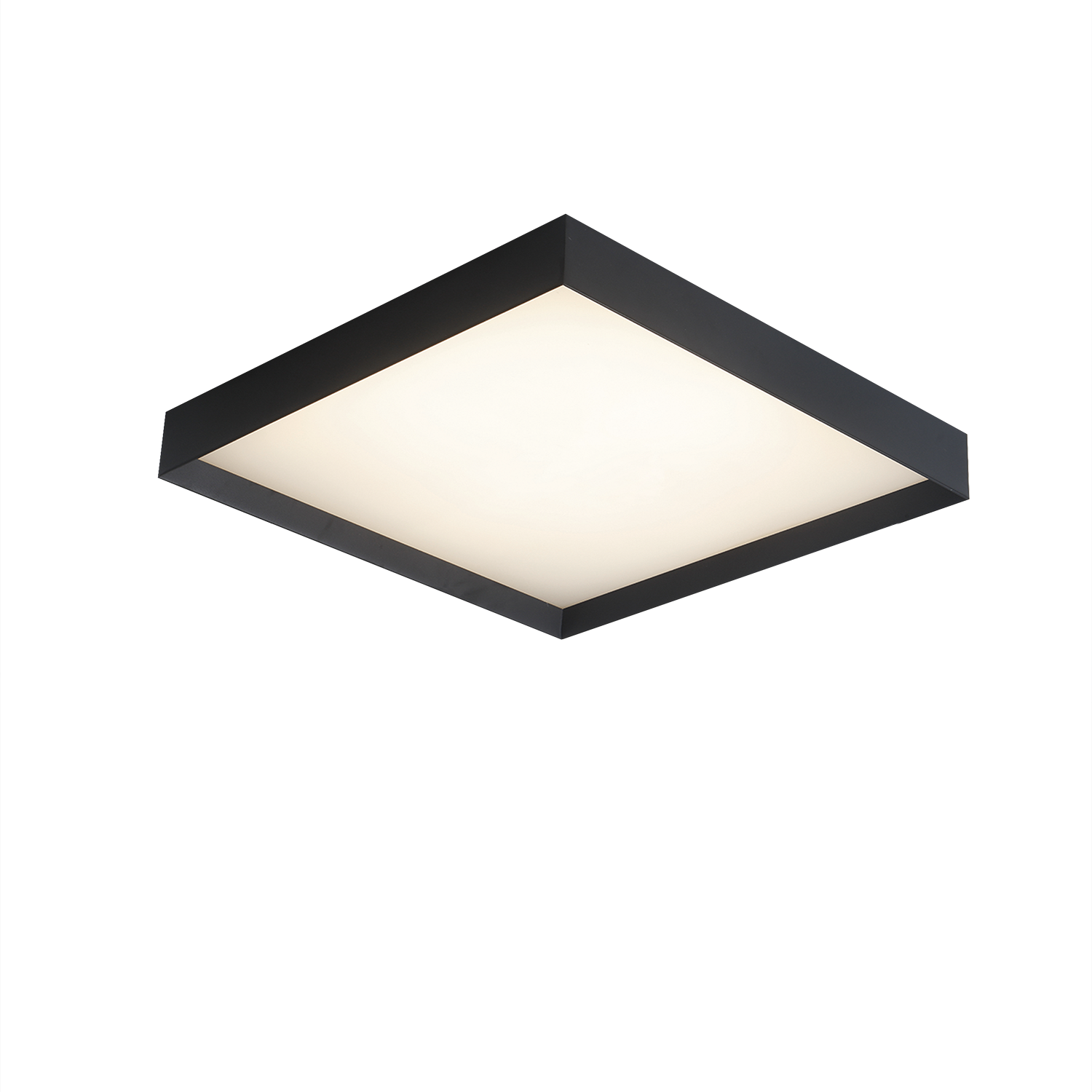 ACB Iluminacion Stropní LED svítidlo MUNICH, š. 60 cm, 52W, CRI90 Barva: Černá, Stmívání: Casambi