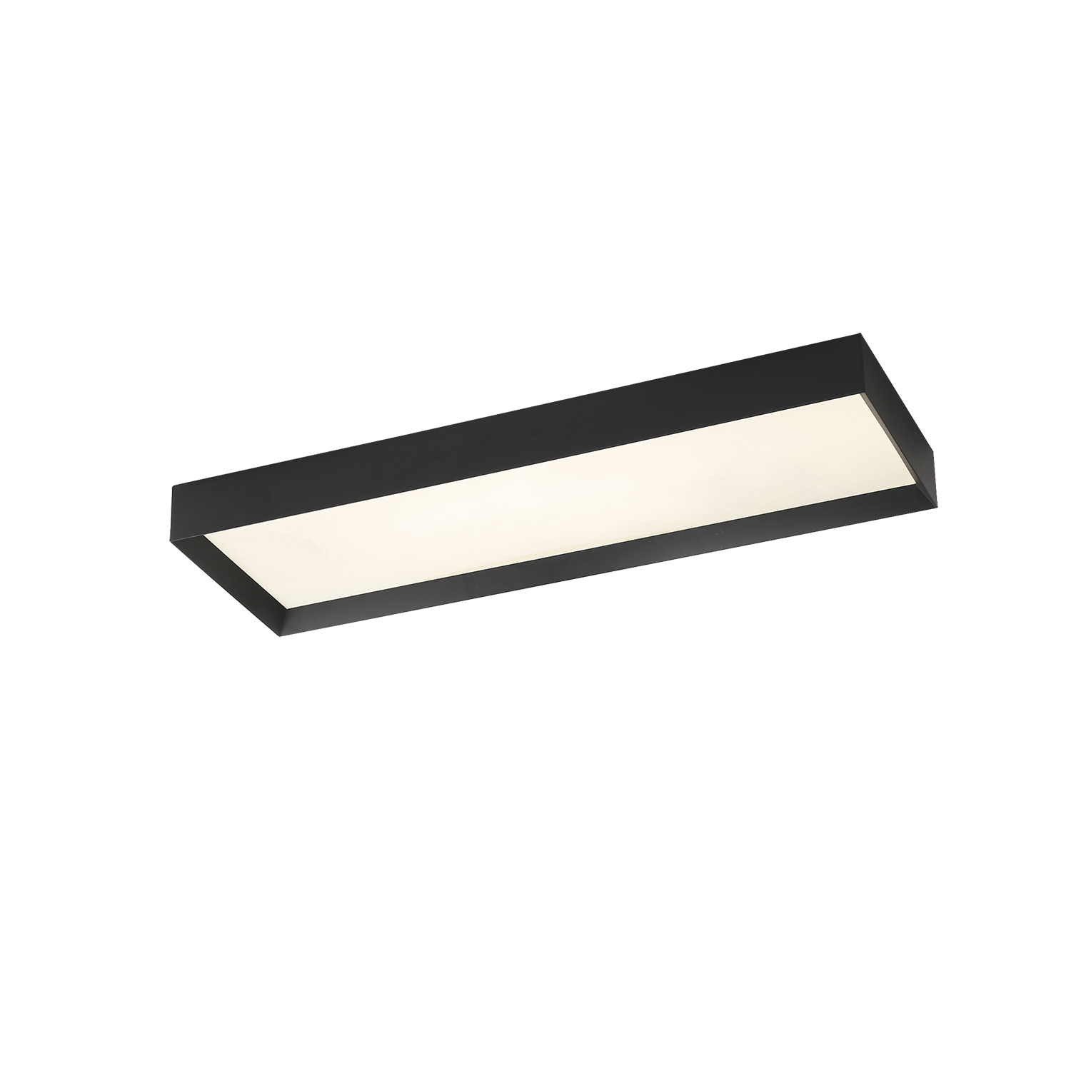 ACB Iluminacion Stropní LED svítidlo MUNICH, š. 90 cm, 36W, CRI90 Barva: Černá, Teplota světla: 3000K - teplá bílá, Stmívání: ON/OFF