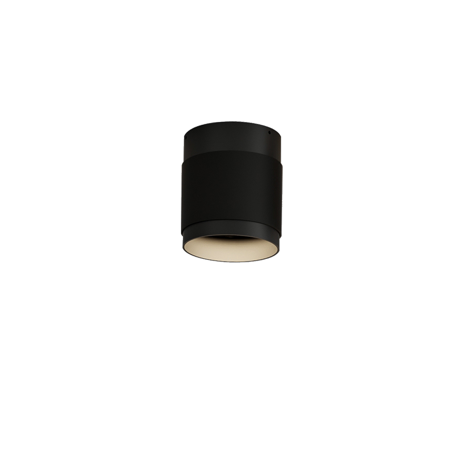 ACB Iluminacion Stropní LED svítidlo LUX, ⌀ 10 cm, 18W, CRI90 Barva: Černá, Stmívání: ON/OFF