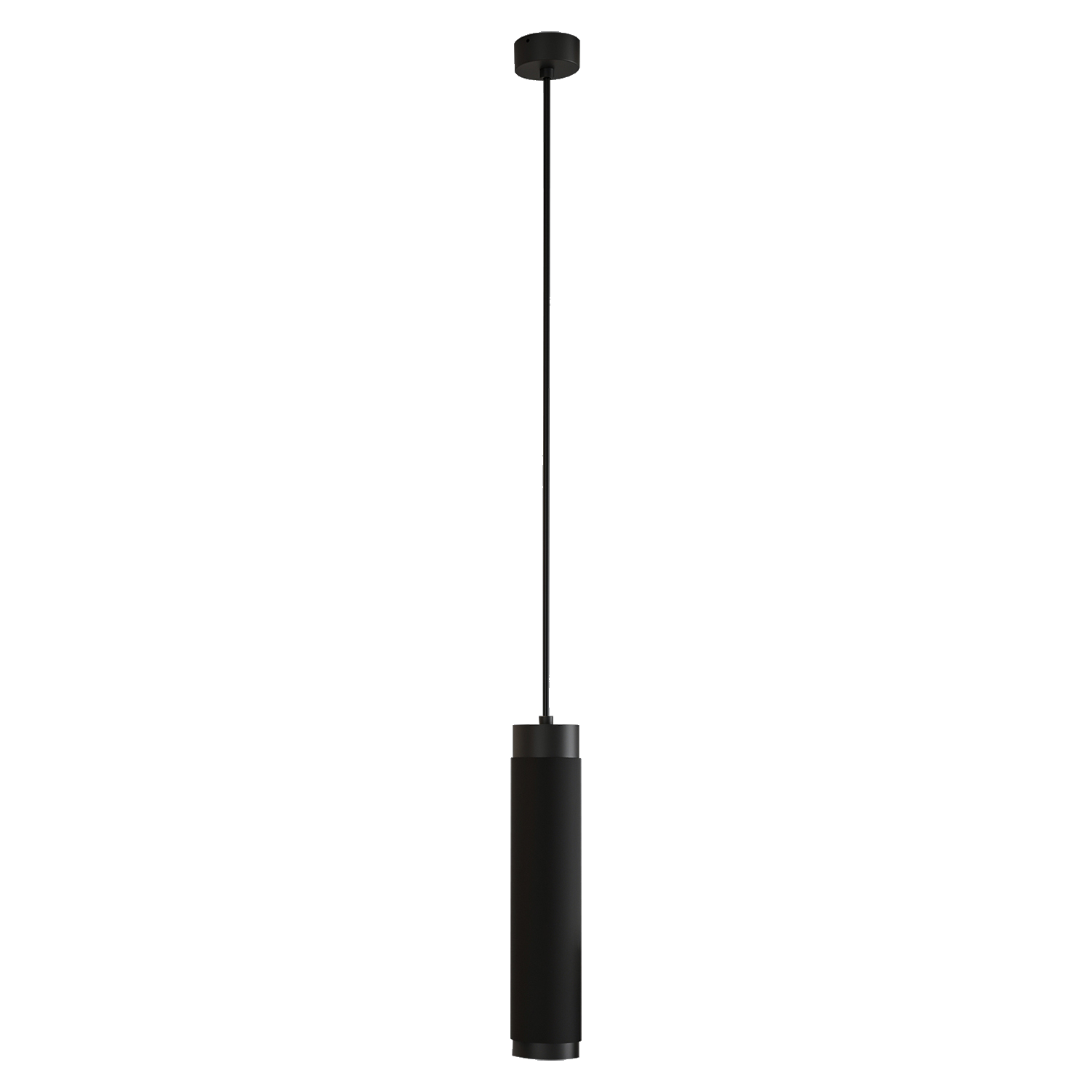 ACB Iluminacion Závěsné LED svítidlo LUX, ⌀ 6 cm, 13W, CRI90 Barva: Černá, Stmívání: ON/OFF