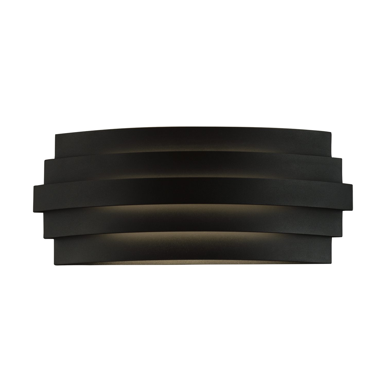 ACB Iluminacion Nástěnné LED svítidlo LUXUR, š.30 cm, 20W, CRI90, CCT switch 2700-3000K Barva: Černá, Stmívání: ON/OFF