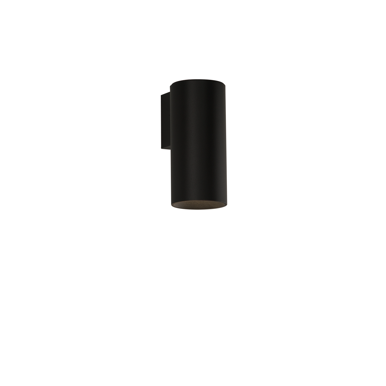 ACB Iluminacion Nástěnné LED svítidlo PIPE, v. 12 cm, 12W, CRI90 Barva: Černá, Stmívání: ON/OFF
