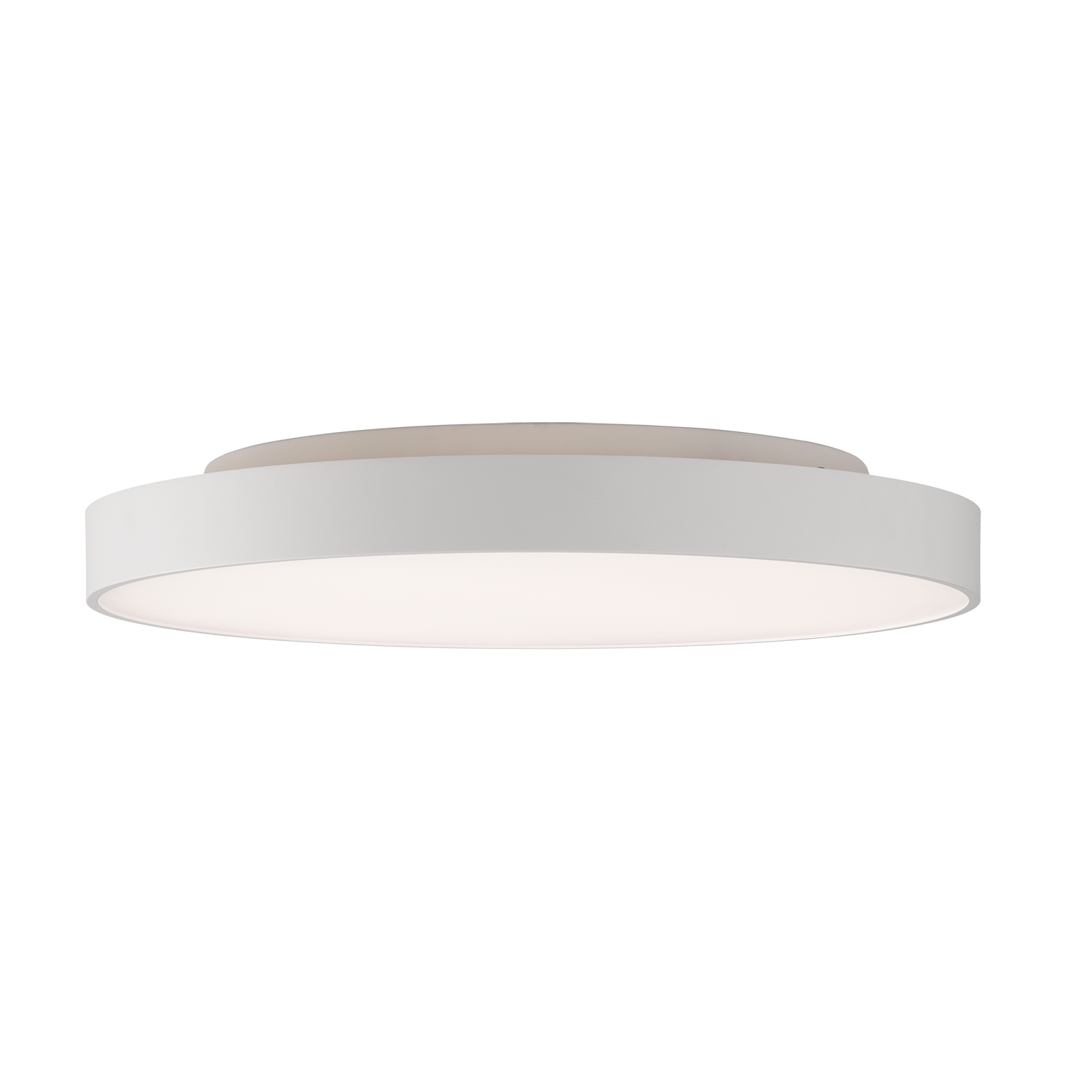 ACB Iluminacion Stropní LED svítidlo ROMA, ⌀ 60 cm, 65W + 9W, CRI90, CCT switch 2700-3000K Barva: Bílá, Stmívání: Casambi