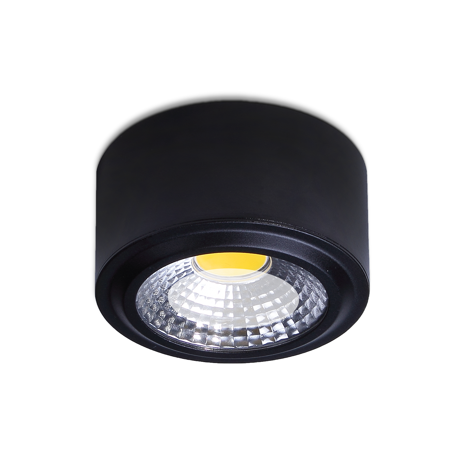 ACB Iluminacion Stropní LED svítidlo STUDIO, ⌀ 9 cm, 8W, CRI90 Barva: Černá, Stmívání: ON/OFF
