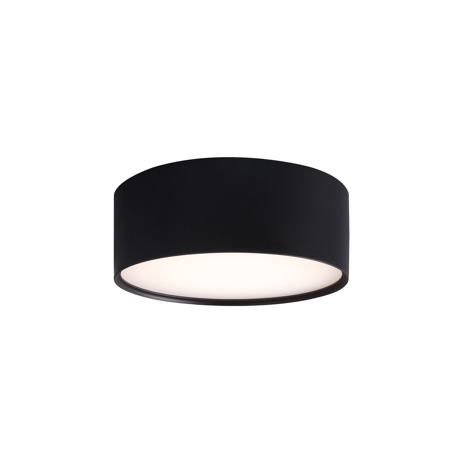 ACB Iluminacion Stropní LED svítidlo LINUS, ⌀ 9 cm, 6W, CRI90, CCT switch 2700-3000K Barva: Černá, Stmívání: ON/OFF