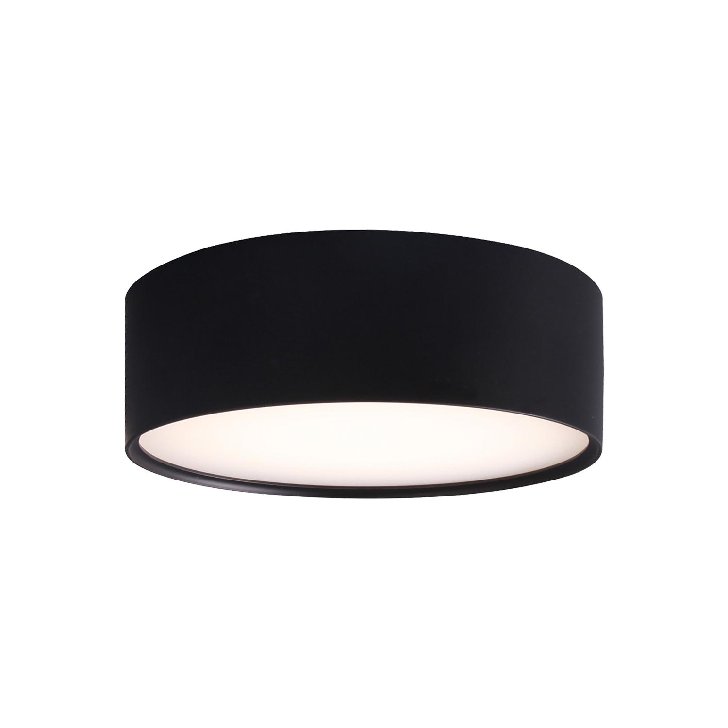 ACB Iluminacion Stropní LED svítidlo LINUS, ⌀ 14 cm, 18W, CRI90, CCT switch 2700-3000K Barva: Černá, Stmívání: ON/OFF