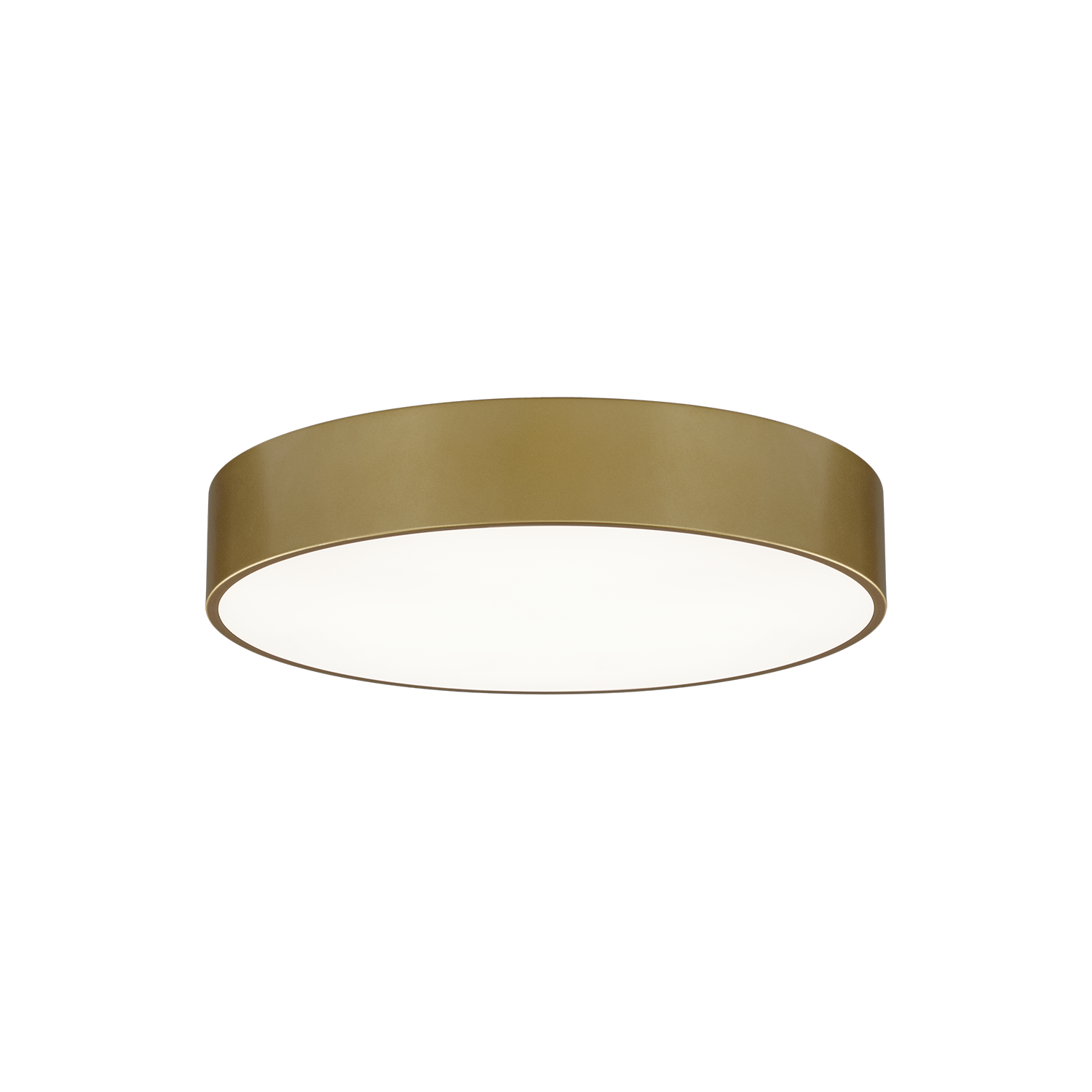 ACB Iluminacion Stropní LED svítidlo ISIA, ⌀ 40 cm, 40W, CRI90, CCT switch 3000-4000K Barva: Zlatá, Stmívání: ON/OFF