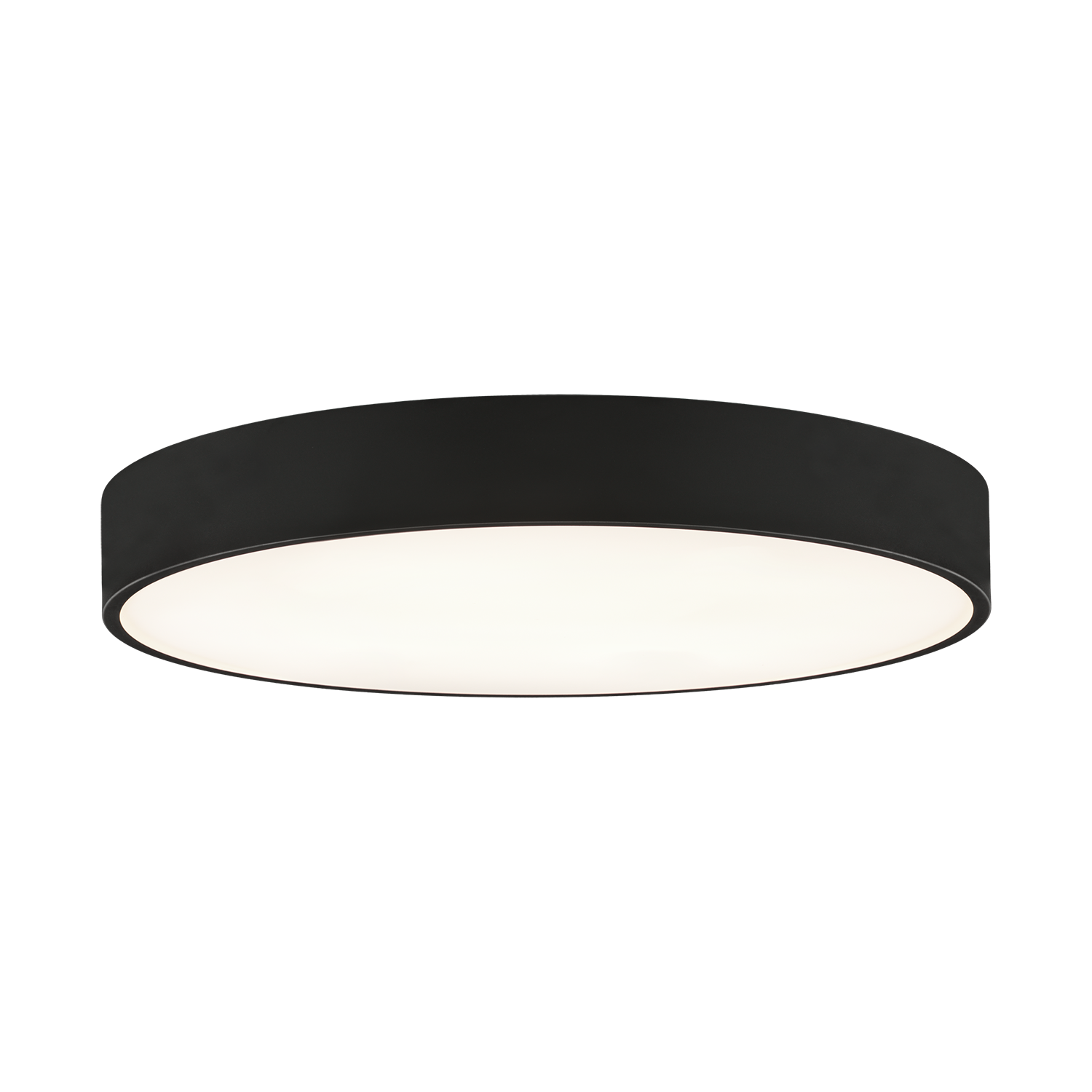 ACB Iluminacion Stropní LED svítidlo ISIA, ⌀ 60 cm, 55W, CRI90, CCT switch 3000-4000K Barva: Černá, Stmívání: ON/OFF