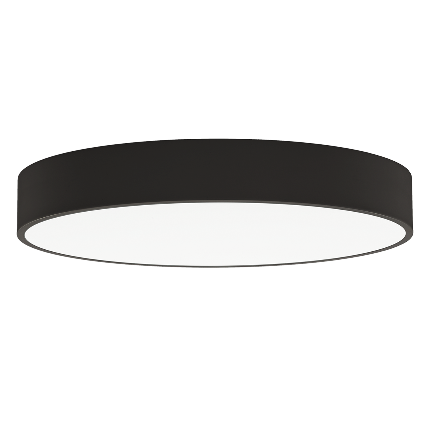 ACB Iluminacion Stropní LED svítidlo ISIA, ⌀ 80 cm, 88W, CRI90, CCT switch 3000-4000K Barva: Černá, Stmívání: ON/OFF