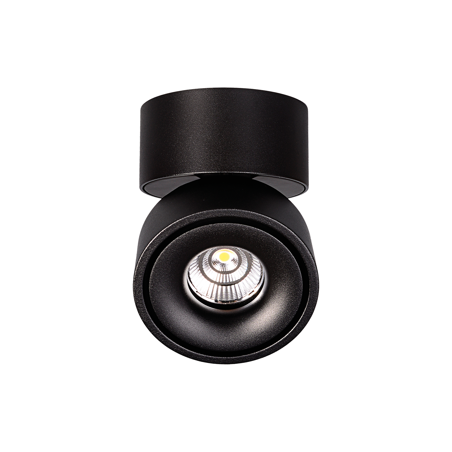 ACB Iluminacion Stropní LED svítidlo APEX, ⌀ 10 cm, 13W, CRI90 Barva: Černá, Stmívání: ON/OFF