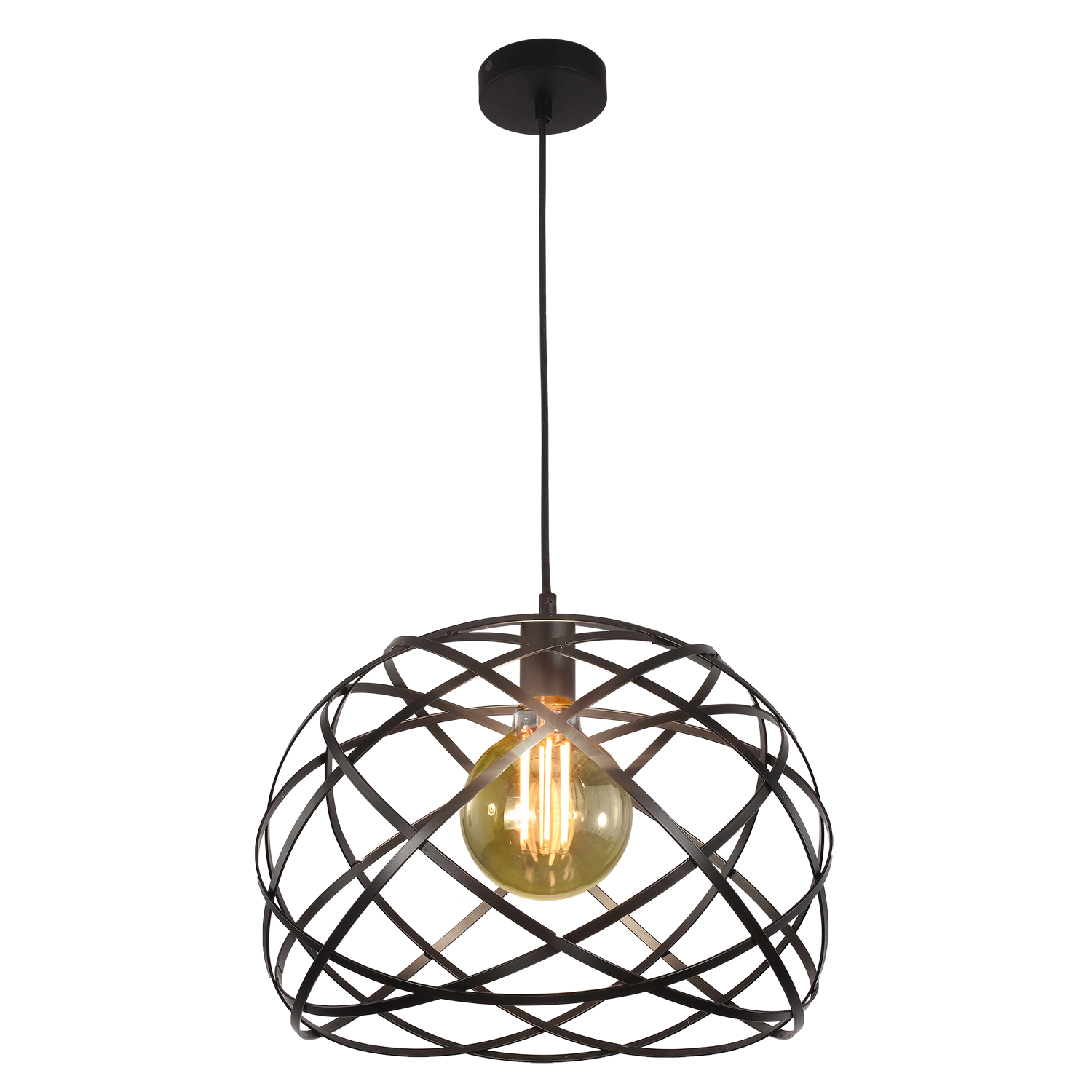 ACB Iluminacion Závěsné svítidlo BELLONA, ⌀ 38 cm, 1x E27 15W