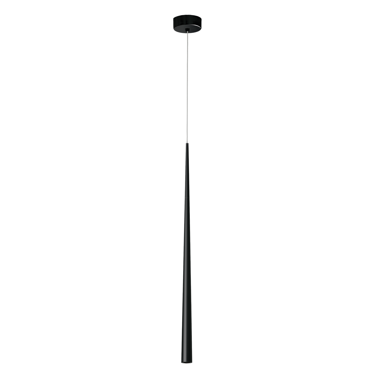 ACB Iluminacion Závěsné LED svítidlo BENDIS, v. 150 cm, 5W, CRI90 Barva: Černá