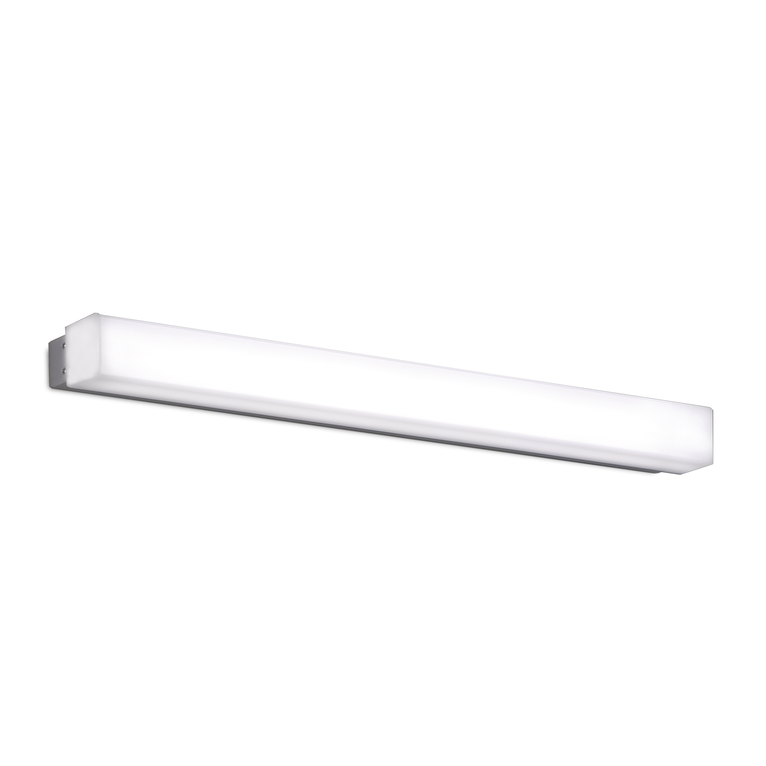 ACB Iluminacion Nástěnné LED svítidlo BOX, š. 59 cm, 10,5W,CRI90, IP44 Barva: Stříbrná, Teplota světla: 3000K - teplá bílá