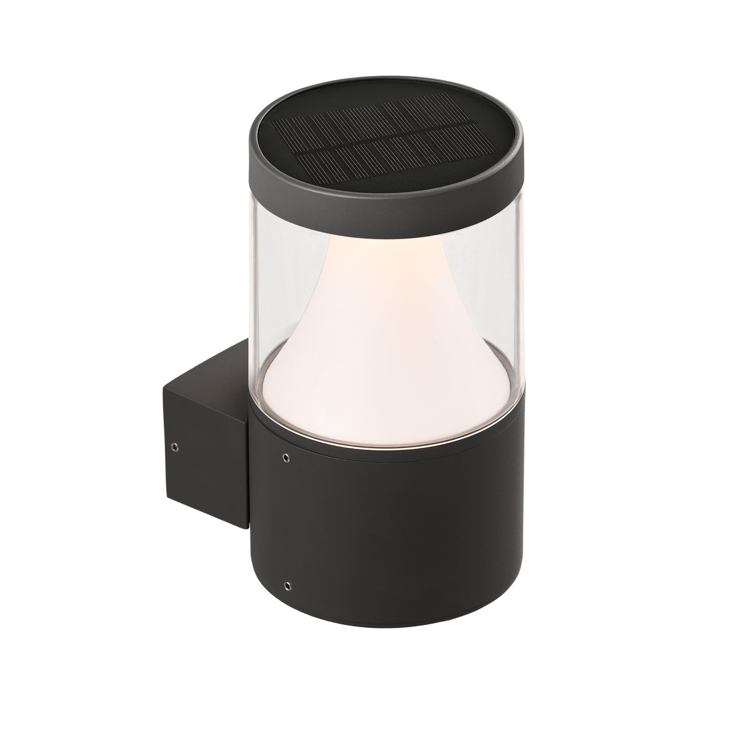 ACB Iluminacion Venkovní solární nástěnné LED svítidlo BRISK, v. 22 cm, 3W, CRI90, IP65