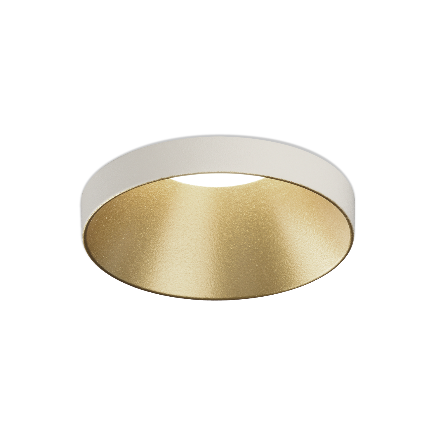 ACB Iluminacion Zapuštěné LED svítidlo EINAR, ⌀ 8 cm, 1xGU10 8W Barva: Bílo-zlatá