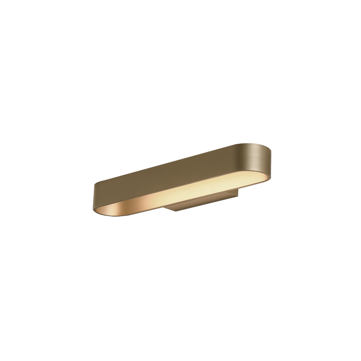 ACB Iluminacion Nástěnné LED svítidlo GALA, š. 43 cm, 20W, CRI90, CCT switch 2700-3000K Barva: Zlatá, Stmívání: ON/OFF