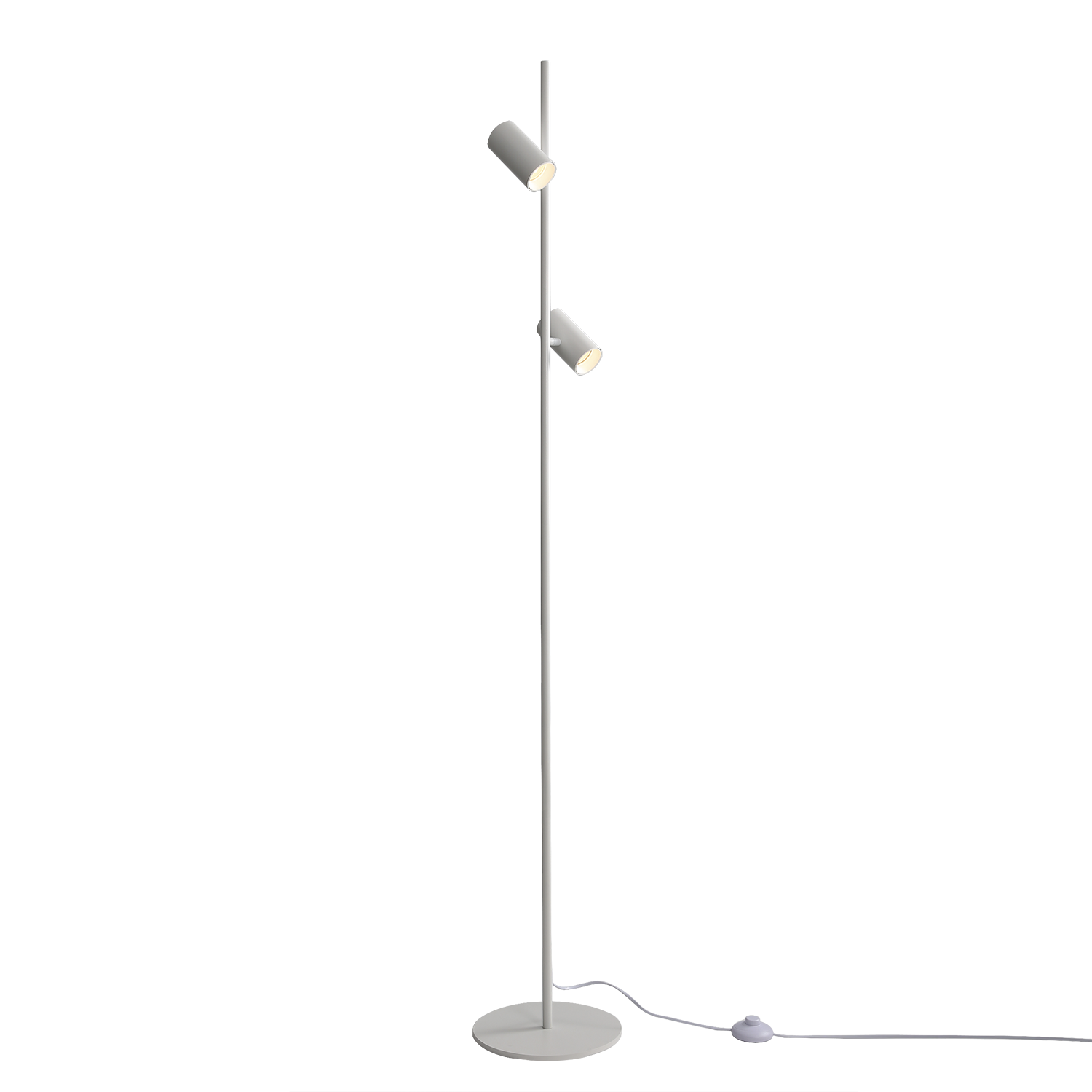 ACB Iluminacion Stojací LED lampa GINA, v. 160 cm, 2xGU10 8W Barva: Bílá