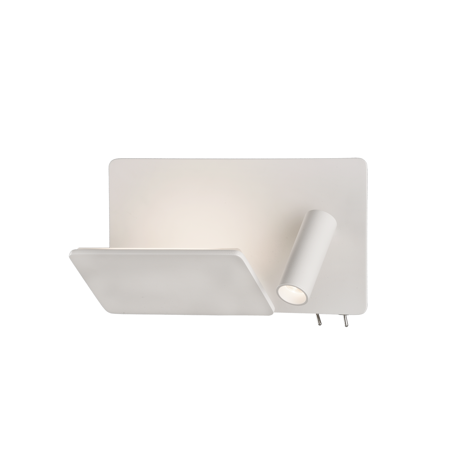 ACB Iluminacion Nástěnné LED svítidlo LAIKA pravé, š. 24 cm, 4W + 3W, CRI90, 2x vstup USB/USBC Barva: Bílá