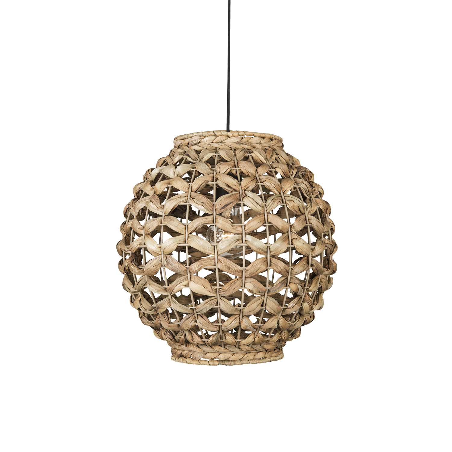 ACB Iluminacion Závěsné svítidlo LENNIS, ⌀ 30 cm, 1xE27 15W Barva montury: Černá