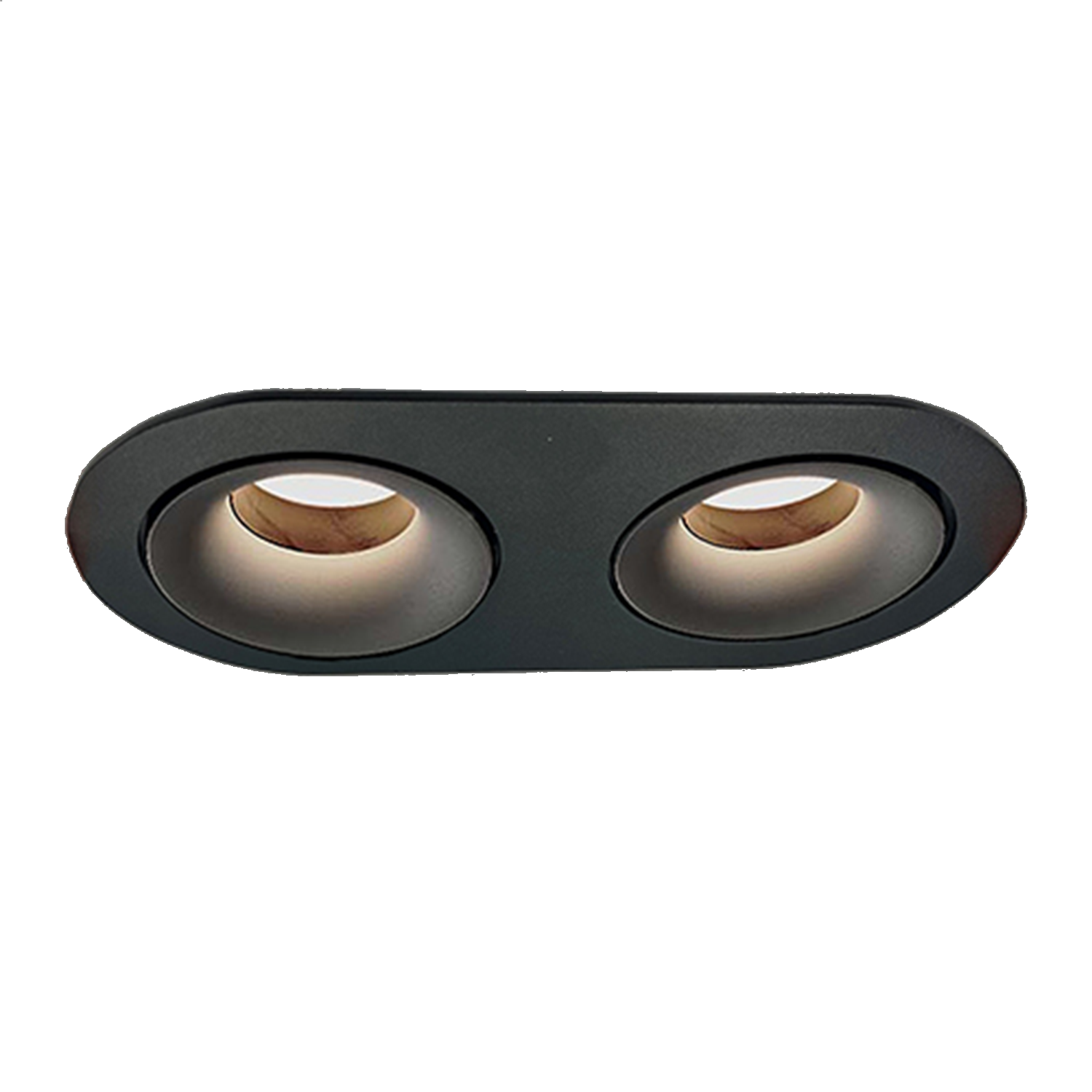 ACB Iluminacion Zapuštěné LED svítidlo MUSCA, š. 21 cm, 2xGU10 8W Barva: Černá