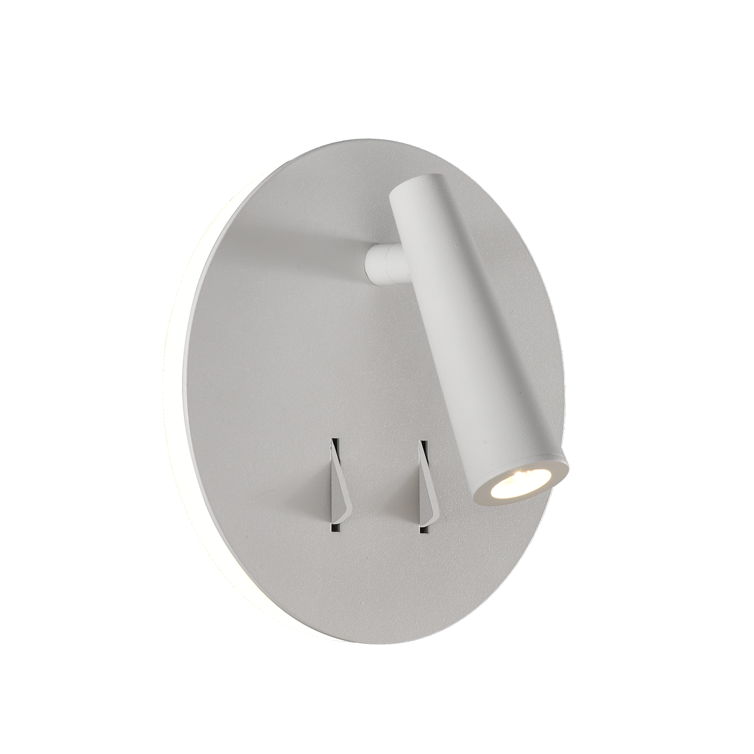 ACB Iluminacion Nástěnné LED svítidlo PANAU, ⌀ 15 cm, 6W + 3W, CRI90 Barva: Bílá