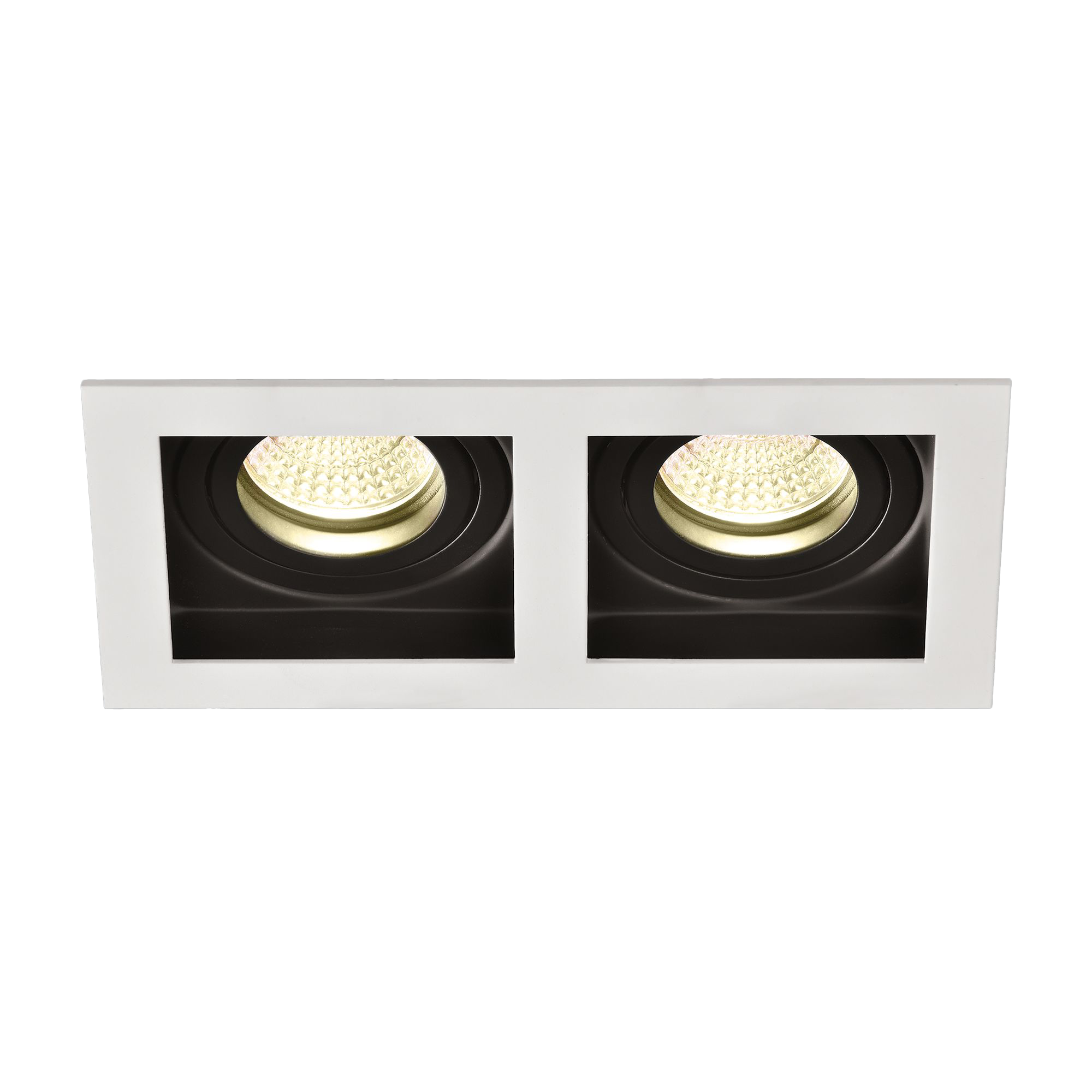 ACB Iluminacion Zapuštěné LED svítidlo SAN, š. 19 cm, 2xGU10 8W