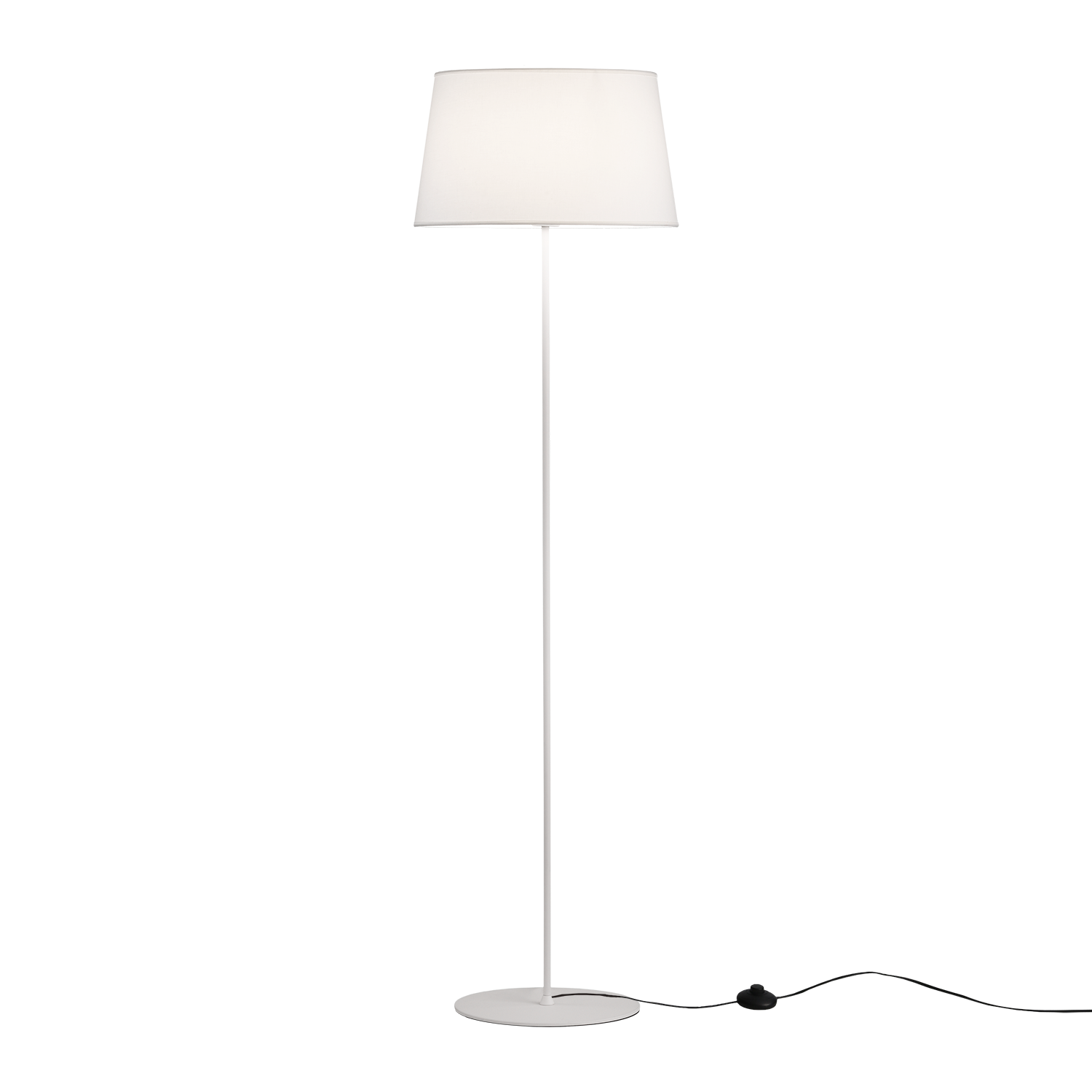 ACB Iluminacion Stojací LED lampa STILO, v. 150 cm, 1xE27 15W Barva: Bílá