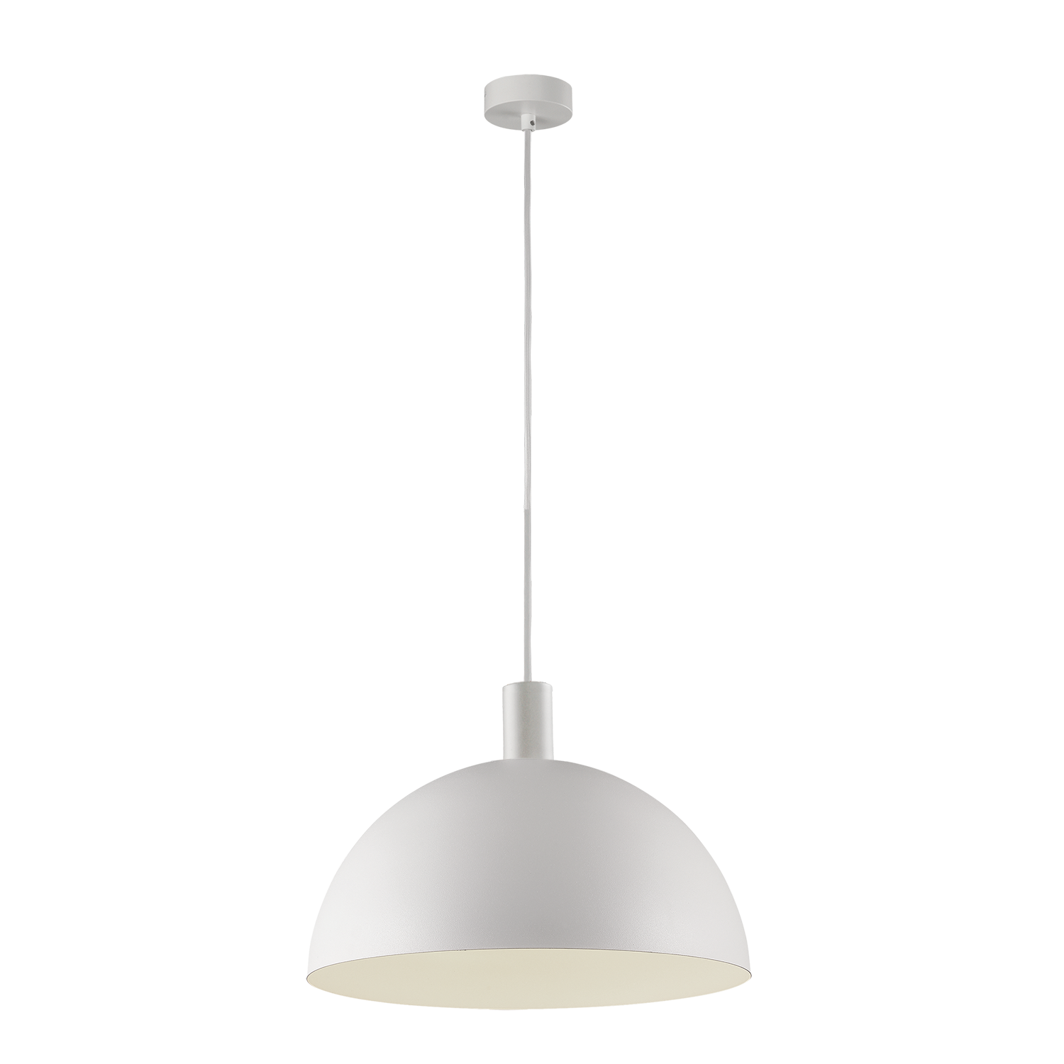ACB Iluminacion Závěsné svítidlo TIGA,  ⌀ 35 cm, 1xE27 15W Barva: Bílá, Barva montury: Bílá