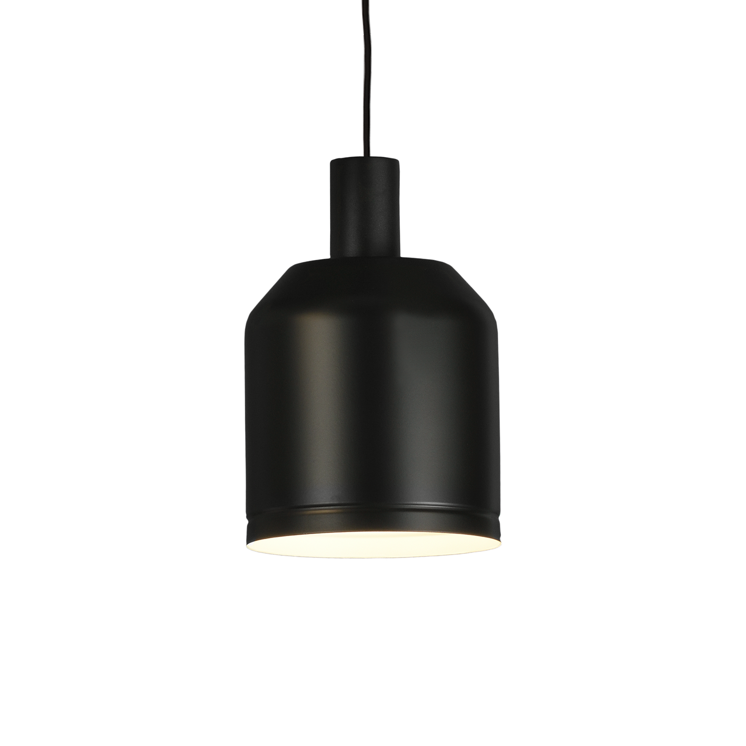 ACB Iluminacion Závěsné svítidlo TURKANA, ⌀ 16 cm, 1xE27 15W Barva: Černá, Barva montury: Černá