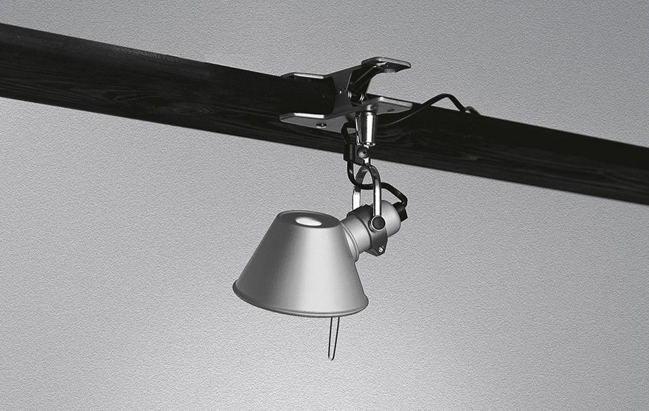Levně Artemide Lampa Tolomeo Micro Pinza na klipu - E14 Barva: Šedá-hliník