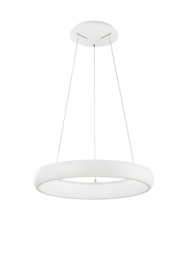 Nova Luce Závěsné LED svítidlo ALBI, 32W 3000K stmívatelné Barva: Bílá
