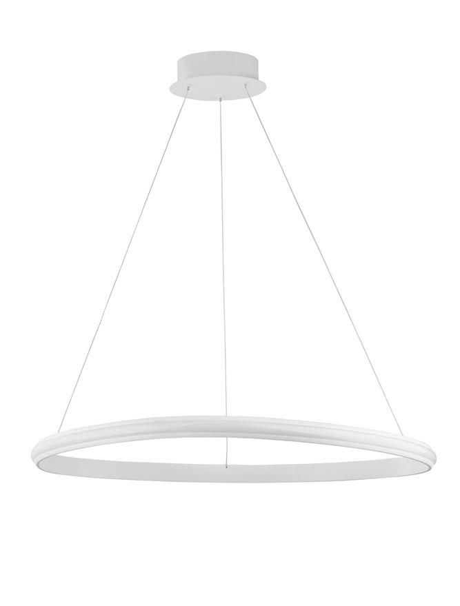 Nova Luce Závěsné LED svítidlo ARIES, 32W 3000K stmívatelné Barva: Bílá