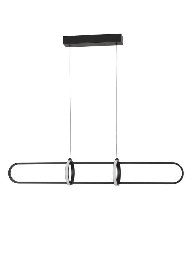 Nova Luce Závěsné LED svítidlo ARTE, 31.2W 3000K stmívatelné Barva: Černá