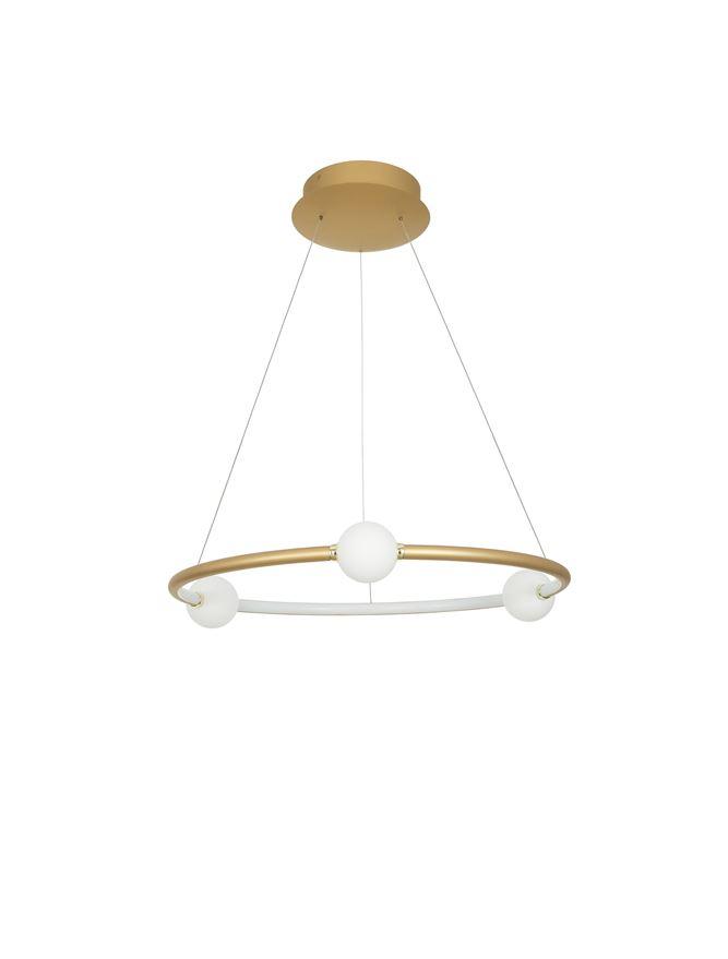 Nova Luce Závěsné LED svítidlo CELIA, 6W 3000K stmívatelné Barva: Zlatá