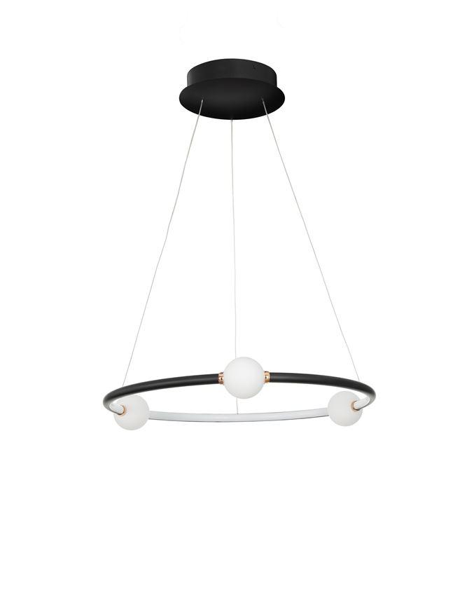 Nova Luce Závěsné LED svítidlo CELIA, 6W 3000K stmívatelné Barva: Černá
