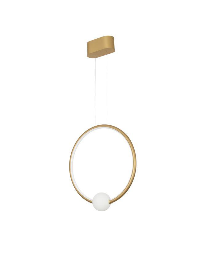 Nova Luce Závěsné LED svítidlo CELIA, 25.6W 3000K stmívatelné Barva: Zlatá