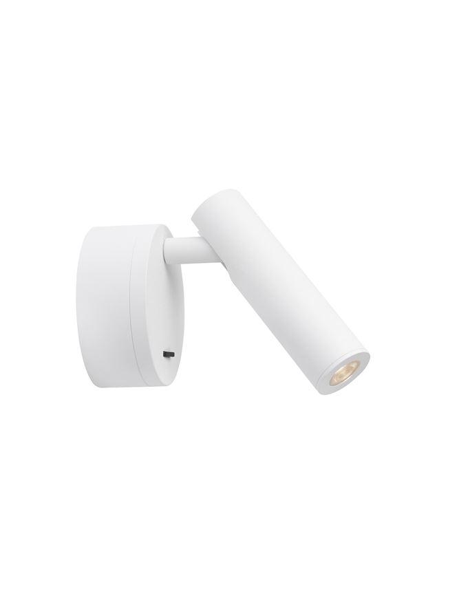 Nova Luce Bodové LED svítidlo CLIP, 3W vypínač na těle 3000K Barva: Bílá